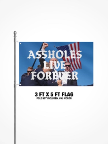 CANT BE KILLED TRUMP - 3x5 Ft Flag