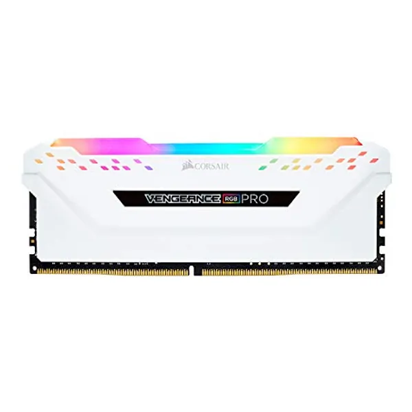 Corsair Vengeance RGB Pro 16GB (2x8GB) DDR4 3200MHz C16 LED Desktop Memory - White