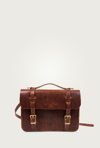 The Carver Satchel - Medium Brown