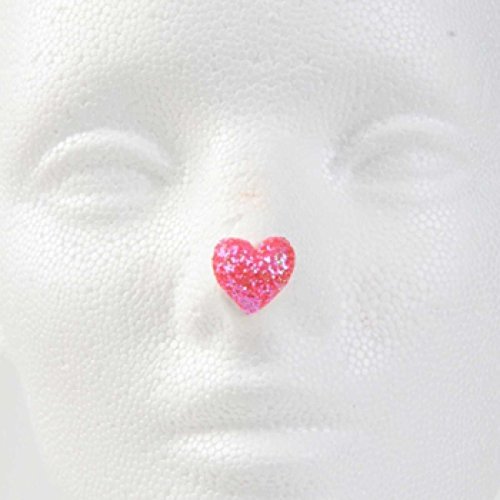 Jim Howle Clown Nose Tips - Heart Size C Sparkle Pink (Penny)
