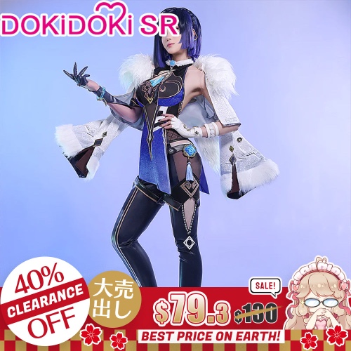 【Ready For Ship】【Clearance Sale】【Size S-3XL】DokiDoki-SR Game Genshin Impact Cosplay Yelan Costume Ye Lan | L