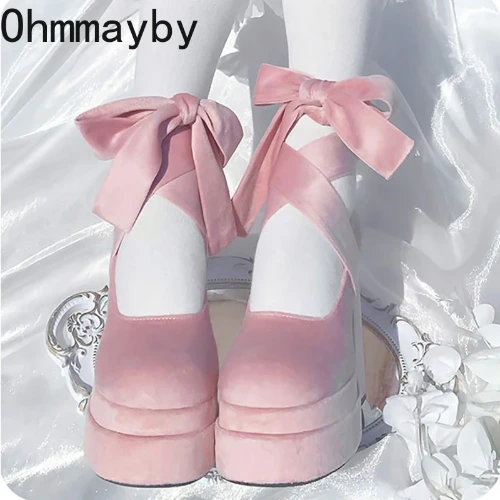 Designer Plattform Frauen Mary Jane Schuhe Mode elegante Kreuz riemen dicke Ferse Schuhe Damen College-Stil Kleid Pumps Schuhe - AliExpress 