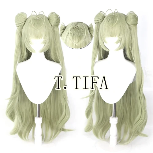 38.3€ 50% OFF|Soda Cosplay Perücke Spiel Nikke die Göttin des Sieges hinzufügen Haar Menge Soda Perücke Soda lange grüne hitze beständige synthetische Haar Perücken| |   - AliExpress
