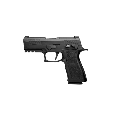 SIG SAUER P320 X-CARRY CO2 Blowback Semi-Auto 4.5mm Caliber Steel BB Optics Compatible Durable Black Air Pistol with High Contrast Sights - Airgun for Training, Target Practice & Recreational Shooting