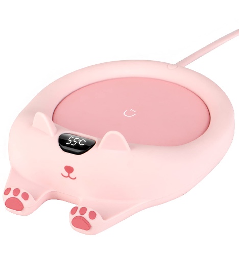 PUSEE Mug Warmer,Coffee Warmer for Desk Coffee Cup Warmer Auto Shut Off,Smart Candle Warmer with 3 Temp Settings,Electric Beverage Warmer