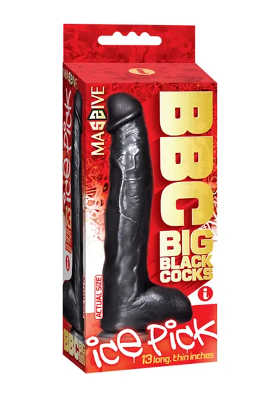 Icon Brands Bbc - Big Black Cock Icepick 12 Inch