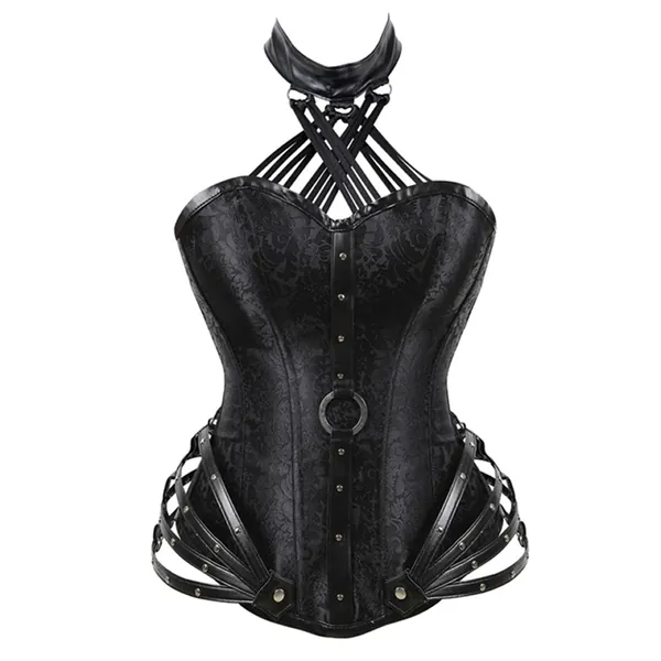 Gothic Choker Overbust Corset