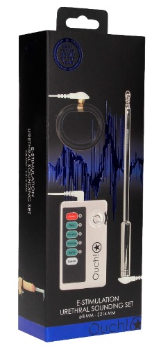 E-Stimulation Urethral Sounding Set - Silver