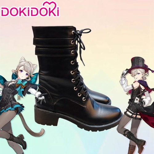 DokiDoki Game Genshin Impact Cosplay Lynette Shoes Fontaine | EU41