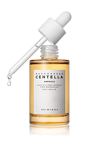 SKIN1004 Madagascar Centella Asiatica Ampoule Facial Serum 1.85 fl.oz, 55ml, Soothes Acne Prone and Sensitive Skin - 1.85 Fl Oz (Pack of 1)
