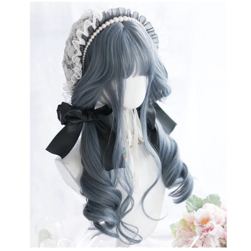 Dark Blue Gothic Wig