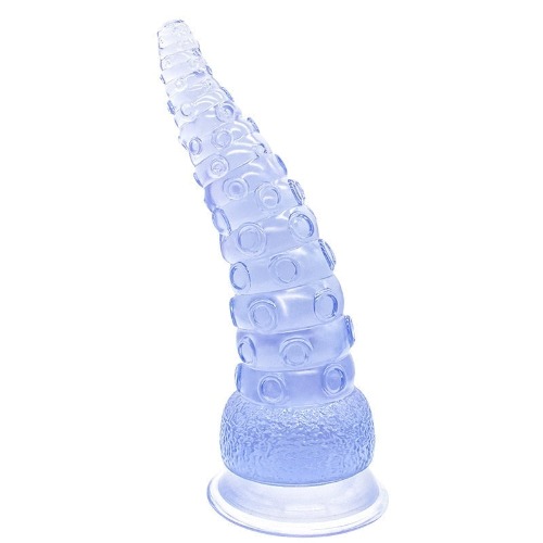 Clear Jelly Suction Tentacle Ride - Blue