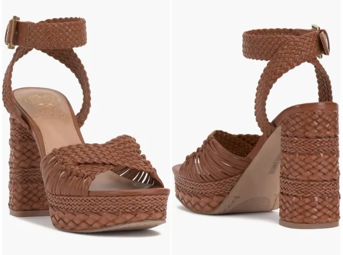 Pessa Ankle Strap Platform Sandal (Women) Vince Camuto