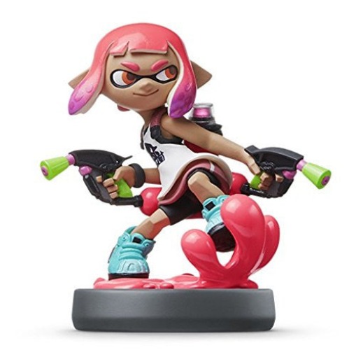 Splatoon 2 - Inkling - Amiibo - Amiibo Splatoon Series - Girl, Neon Pink - Brand New