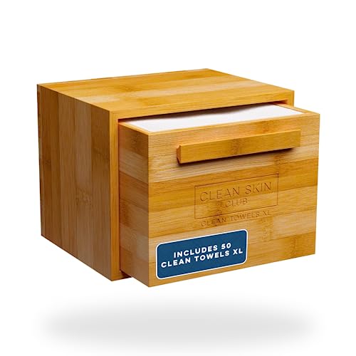 Clean Skin Club Luxe Bamboo Box with Drawer