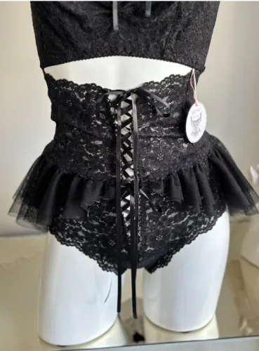 フィシュー / Black   オープンミニペチコート