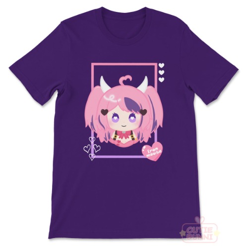 [Vshojo] Ironmouse T-Shirt (Purple) - 2XL