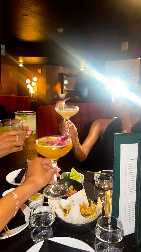 The tab for Dinner with the Girls