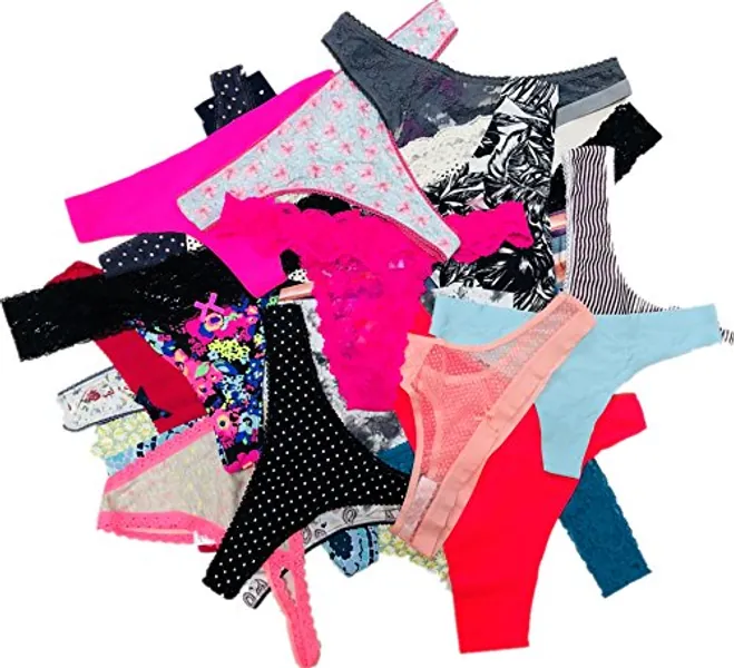 Morvia Variety Panties for Women Pack Sexy Thong Hipster Briefs G-String Tangas Assorted Multi Colored Underwear