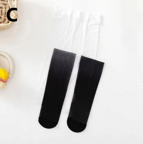 black-white gradient pantyhose