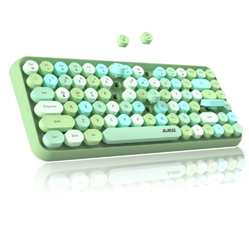 Clacky green keyboard