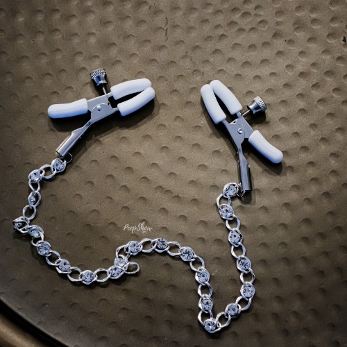 CalExotics Nipple Play Nipple Clamps with Crystal Chain | Default Title
