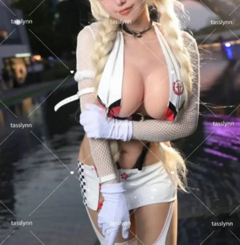 Azur Lane Owari - Racing Skin Cosplay + Wig