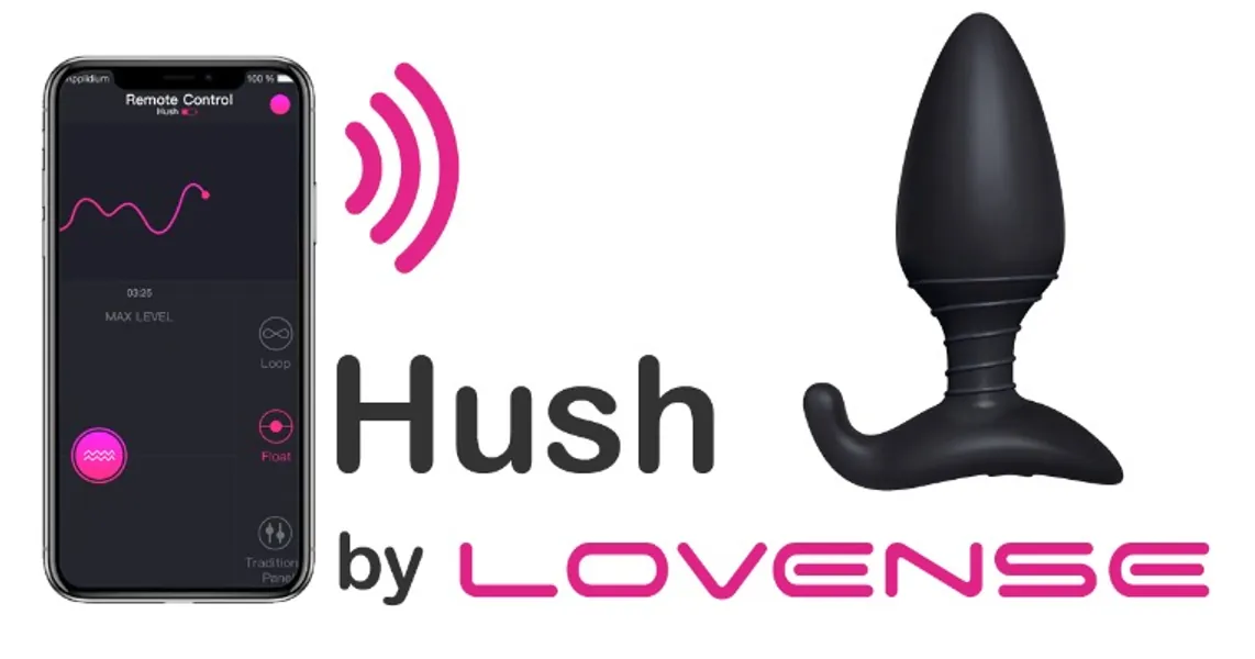 Hush by Lovense. Vibrating Anal Plug