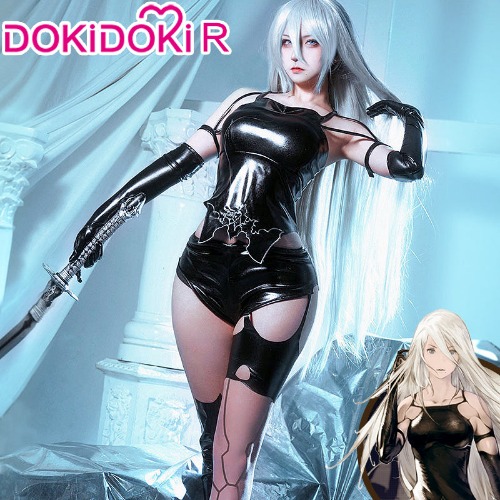【 Ready For Ship】DokiDoki-R Game Cosplay NieR:Automata Cosplay A2 Costume YoRHa Type A No.2 | S