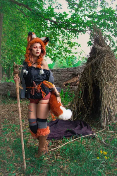 Fox Soft Sculpture Ear Hat