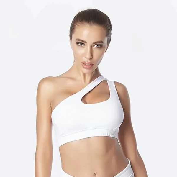 Solo Strap Sports Bra by Dolton Apparel - White / S