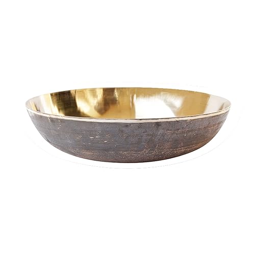 De Kulture Ayurveda Pure KANSA Bronze Salad Serving Bowl for Good Health (Medium)