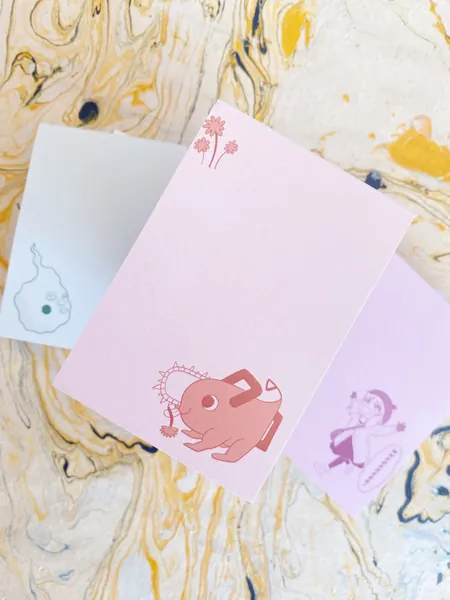 Devil Killer A7 Memo Pad. Note Pad. Manga & Anime inspired. Use for journaling//planner//decorative//scrapbook