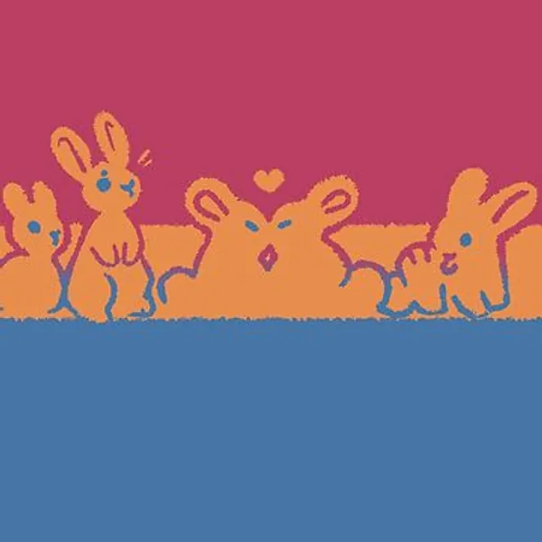 Pan Flag Bunnies | Tapestry