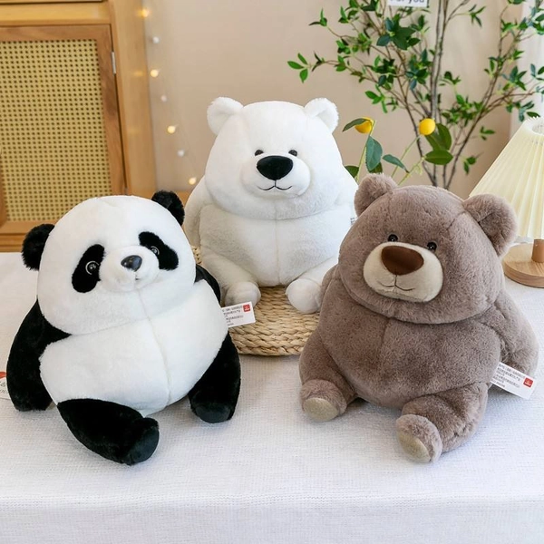 Fatty Polar Bear Stuffed Panda Plush: Soft and Popular! - 1 / 22cm
