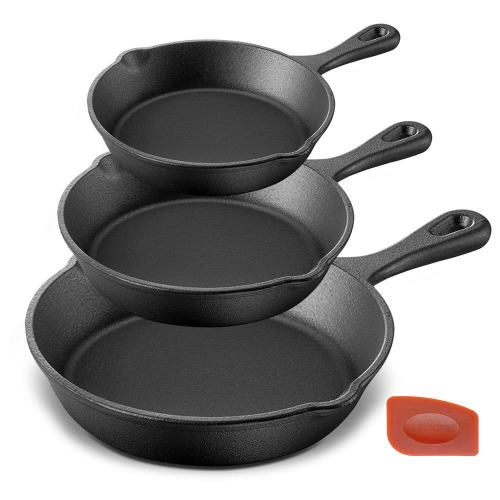Cast Iron Skillet Pan Set