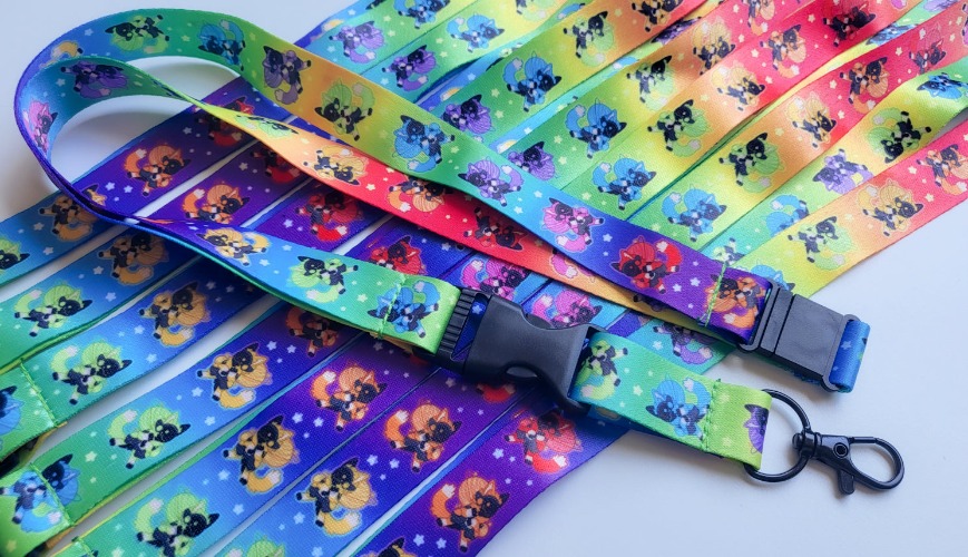 Rainbow Protogen Lanyard | Default Title