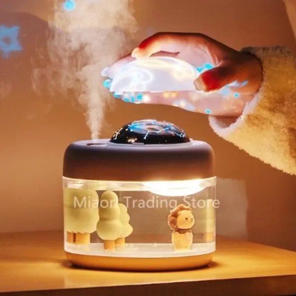 Kawaii LED Starry Sky Projector Humidifier & Night Light  | Etsy
