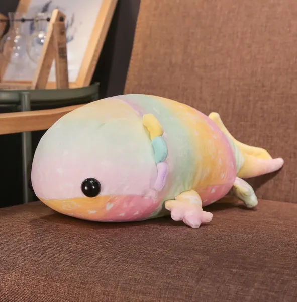 Axolotl Plushie by Subtle Asian Treats - Iridescent / 23" / 58 cm