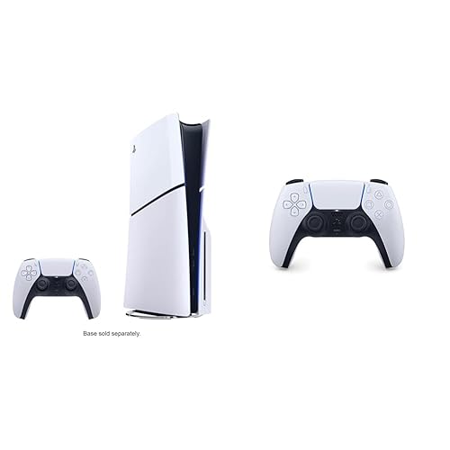 PlayStation®5 console (slim) + PlayStation DualSense® Wireless Controller - White Bundle - PlayStation®5 console (slim) DualSense® - White Bundle
