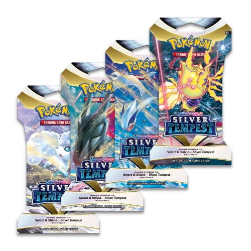 POKEMON TCG: Sword and Shield Silver Tempest Booster Packs - 8 Pack - 