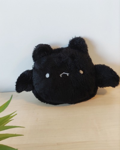 Bat plush pouch