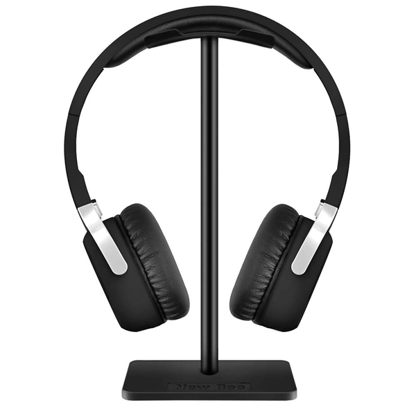 New Bee Hoofdtelefoonstandaard Headsetstandaard Hoofdtelefoonhouder Universeel Aluminium Gaming Headsethouder Oortelefoon Display Oordopjes Bevestiging voor alle hoofdtelefoons (zwart)