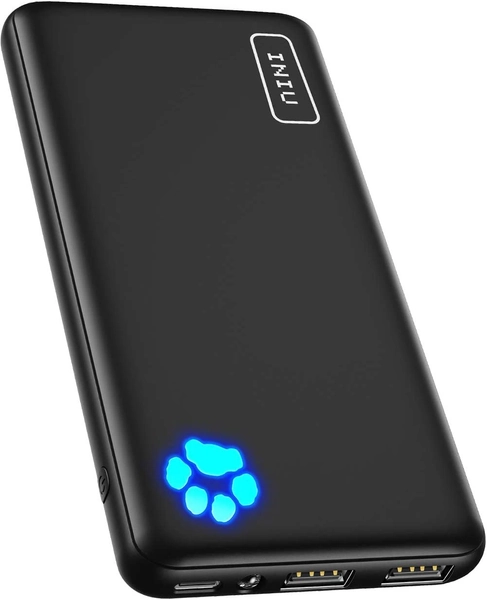INIU Power Bank, 10000mAh USB C Powerbank Kleinste Drievoudige 3A Hoge-Snelheid Draagbare Oplader met LED Display Zaklamp Compatibel met iPhone 14 13 12 Pro Max Samsung iPad Airpods.[2023 Versie]
