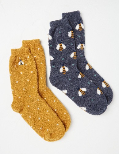 Two Pack Bee Fluvia Socks