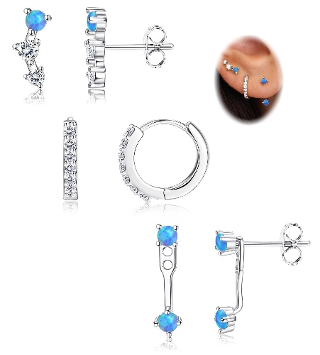 Cute Blue Earrings 