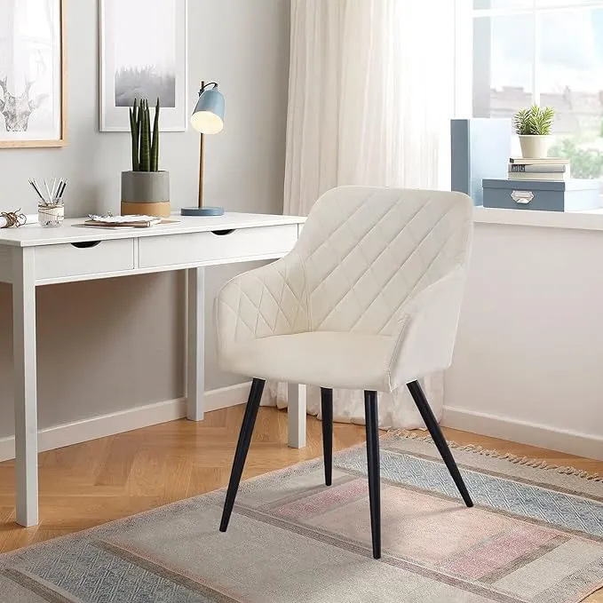 FELICE beige velvet chair