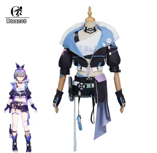 Silver Wolf Cosplay Honkai Star Rail Stellaron Huntersr Silver Wolf Mulheres Halloween Carnival Party Suit - AliExpress 
