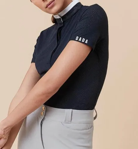 Riding Competition Technical Shirt in Navy