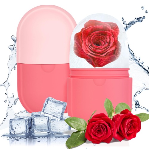 ACWOO face ice roller, portabel isrulle för ansikts, ögon och hals, återanvändbar facial beauty ice roller, mini ice roller massager för att ta bort fina linjer, minska porer, minska svullnader, smärtlindring, uppstramande och ljusare hud